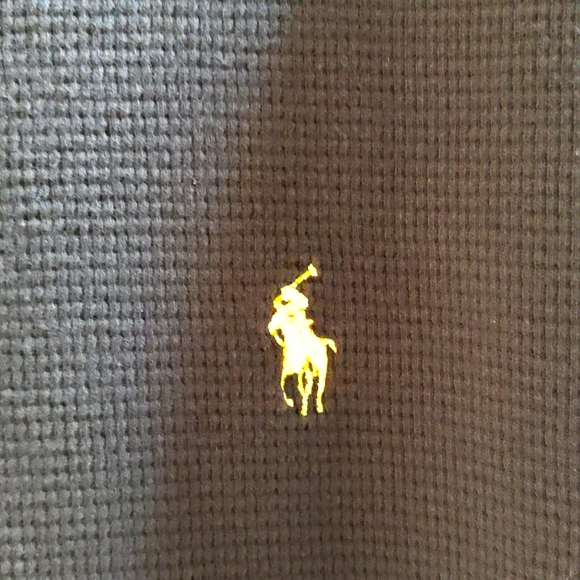 NWOT Men's Ralph Lauren Black Thermal Long Sleeve Sleepwear - Picture 3 of 4